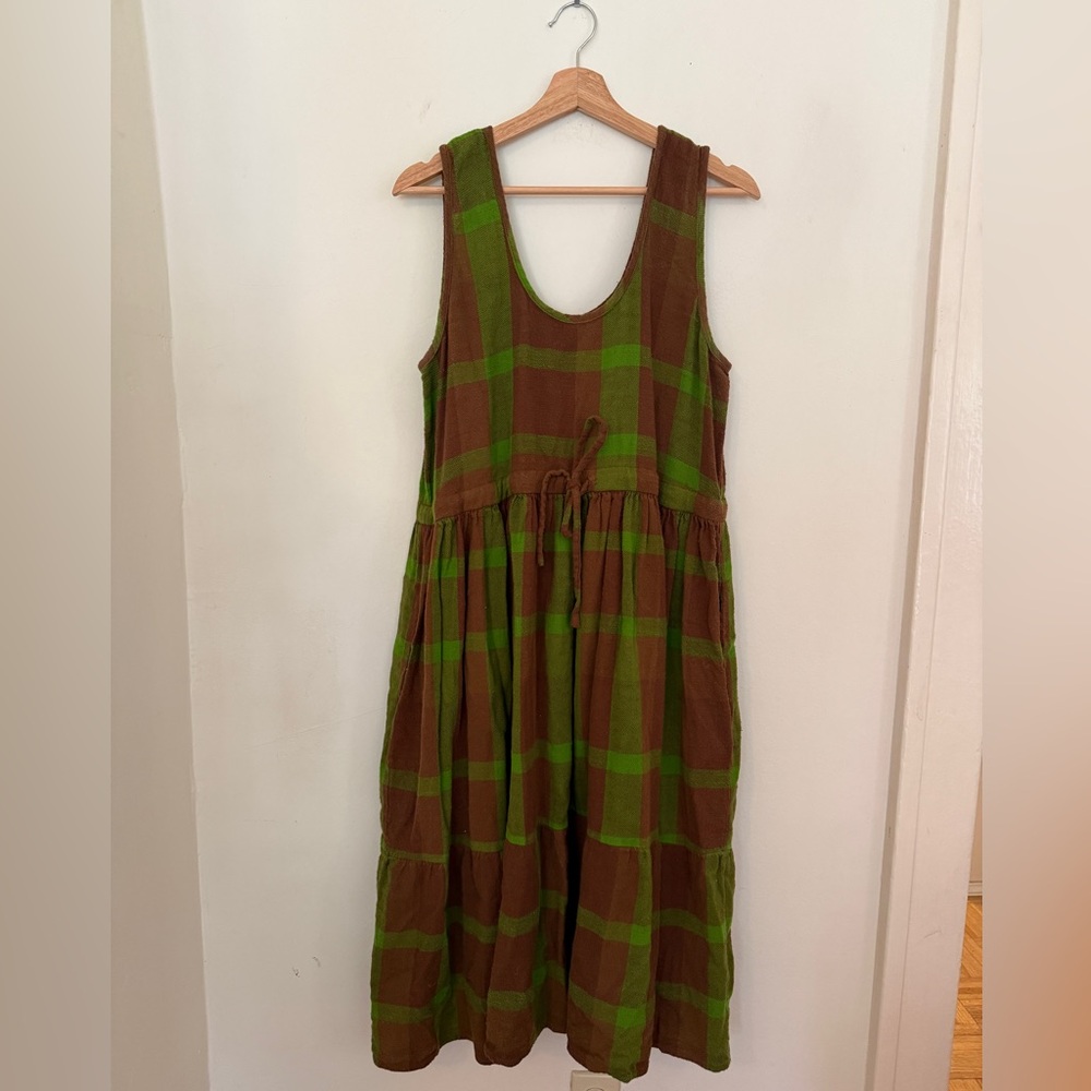Ace & Jig Tamar Dress in Moss, XL
